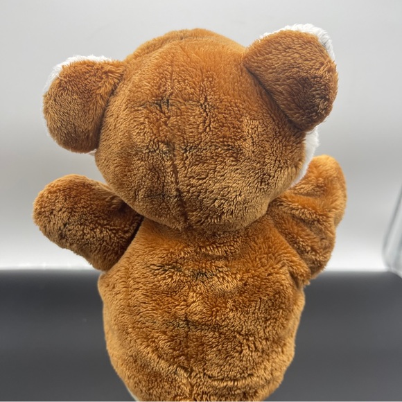 Vintage TAKE OFF Brown Tiger Hand Puppet Stuffed Animal Plush 9” Long - Picture 4 of 9